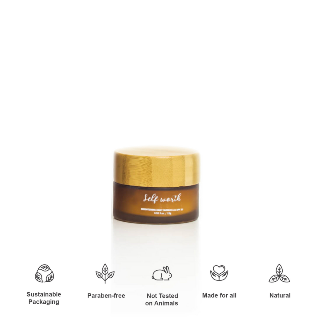 Self Worth Brightening Daily Sunscreen SPF 50